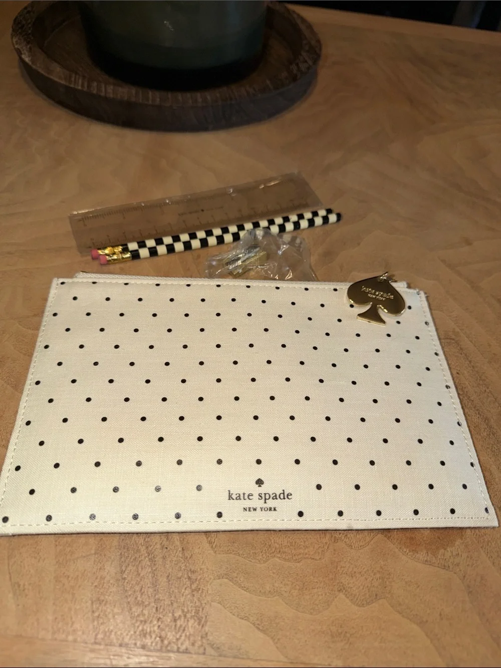 Kate Spade Pencil Pouch Bag Set